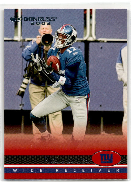 2022 Donruss #38 Plaxico Burress Retro 2002 NM