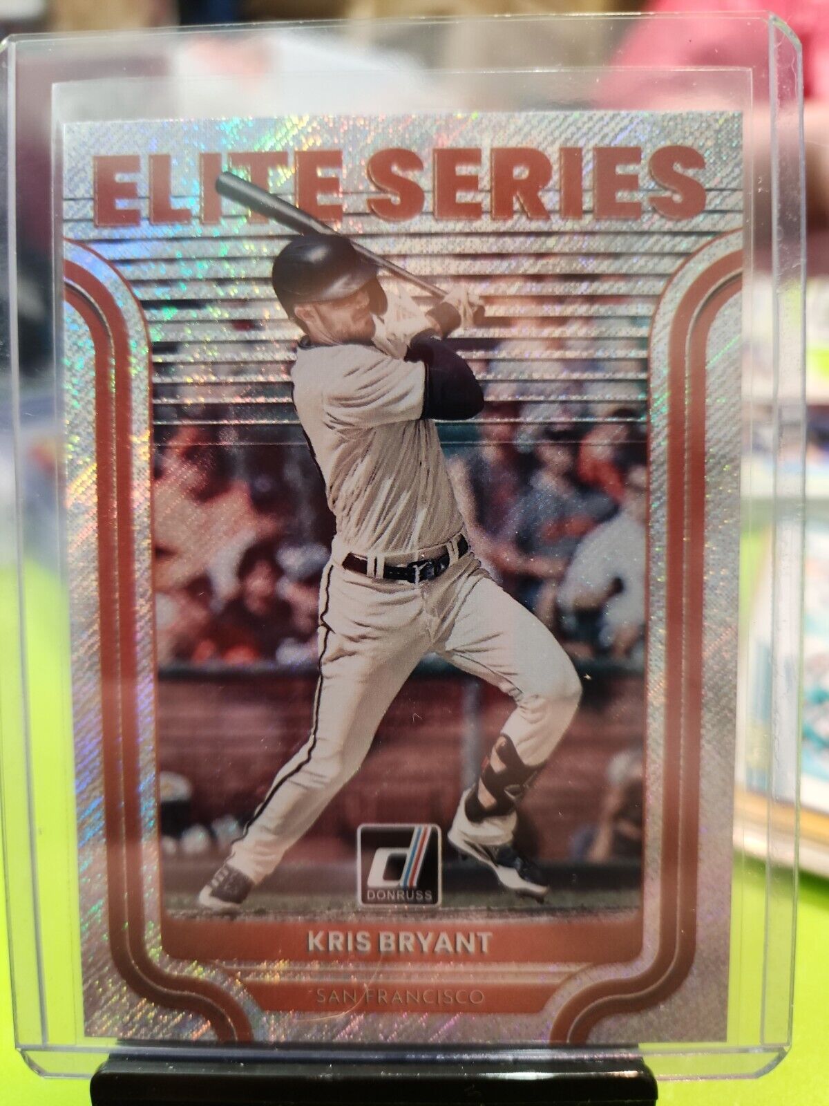 2022 Panini Donruss Elite Series Rapture Kris Bryant #ES-7