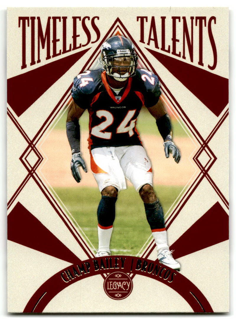 2021 Panini Legacy #TT-11 Champ Bailey Timeless Talents NM