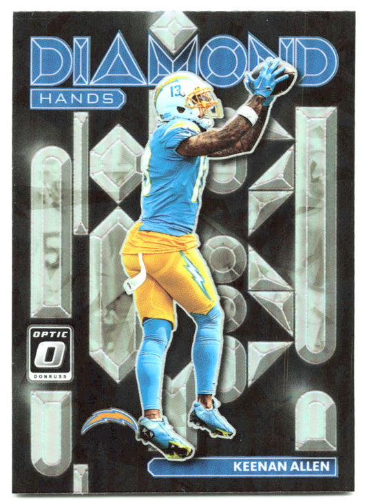 2022 Donruss Optic #DH-9 Keenan Allen Diamond Hands NM