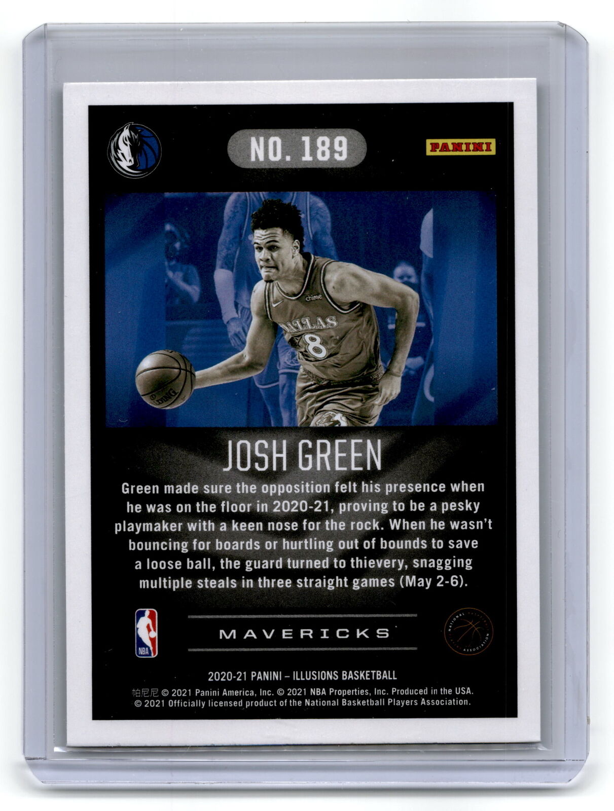 2020 Panini Illusions #189 Josh Green NM