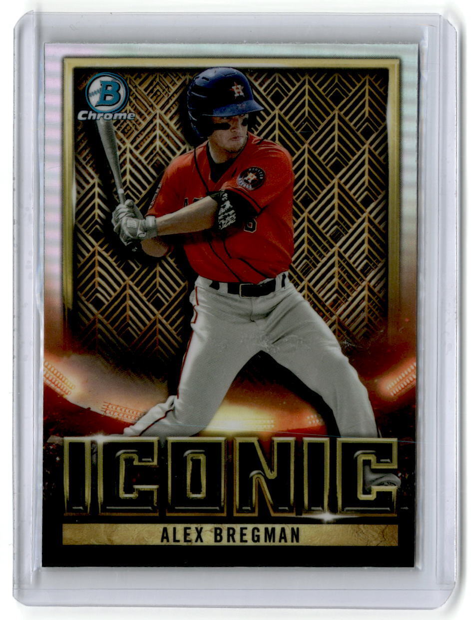 2023 Bowman Chrome #BI-17 Alex Bregman Bowman Iconic Atomic Refractor #/150