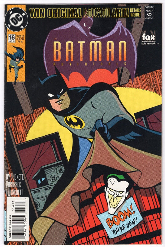 Batman Adventures #16 - Joker Cover Killing Book Seduction Of The Innocent 1994