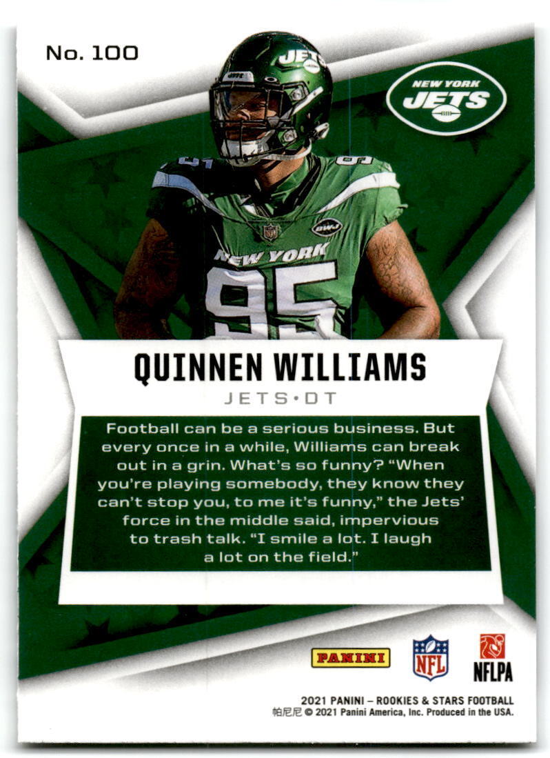 2021 Panini Rookies & Stars #100 Quinnen Williams NM