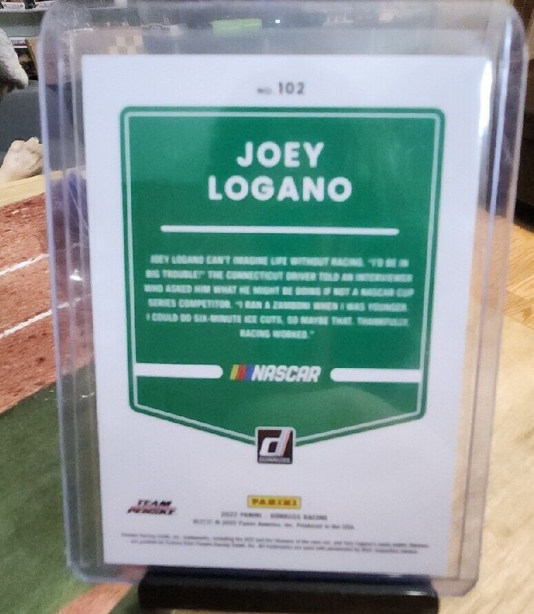 2022 Panini Donruss Racing NASCAR Base Green JOEY LOGANO #102 #79/99 Team Penske