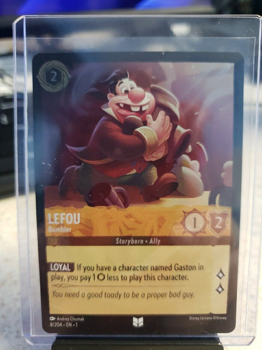 Lefou - Bumbler HOLO FOIL 8/204 Uncommon - DISNEY LORCANA