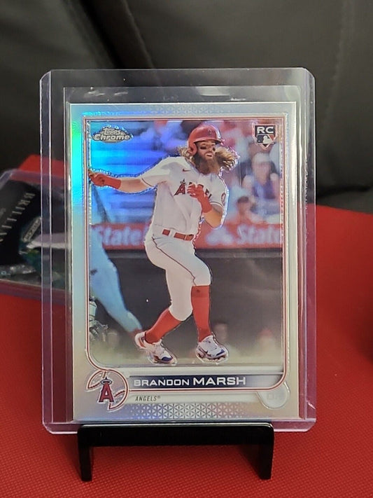 2022 Topps Chrome Brandon Marsh  Refractor Rookie RC Los Angeles Angels #133