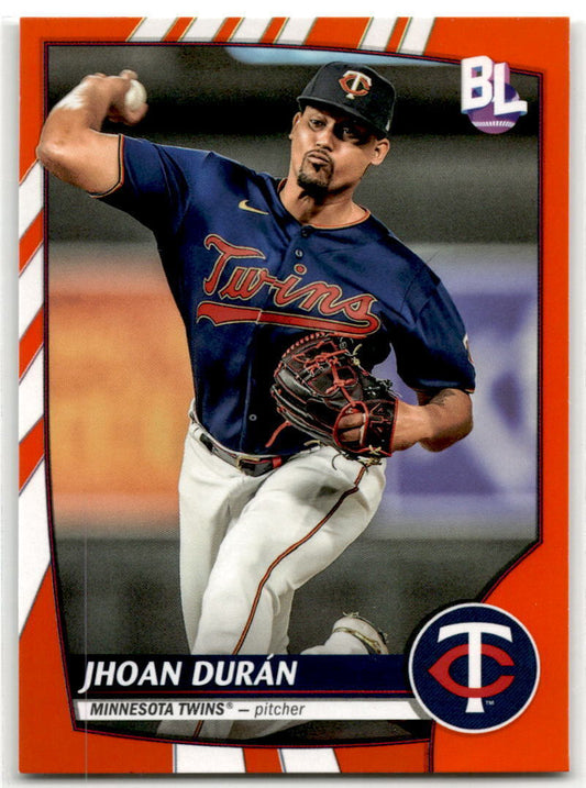 2023 Topps Big League #33 Jhoan Durán Electric Orange NM