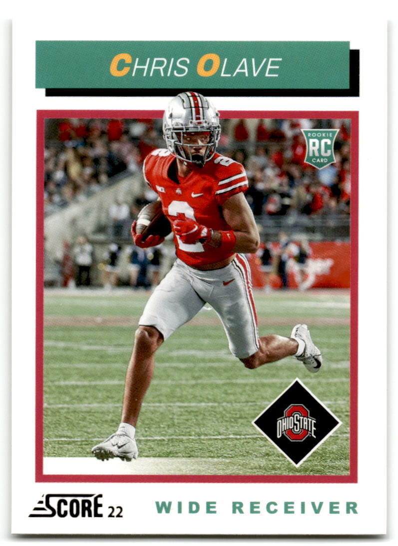 2022 Panini Chronicles Draft Picks #10 Chris Olave Status NM