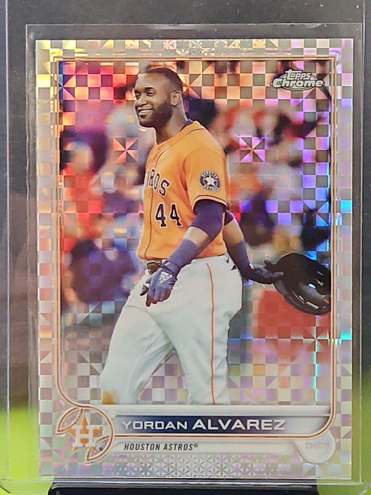 2022 Topps Chrome X-Fractor #180 Yordan Alvarez Houston Astros