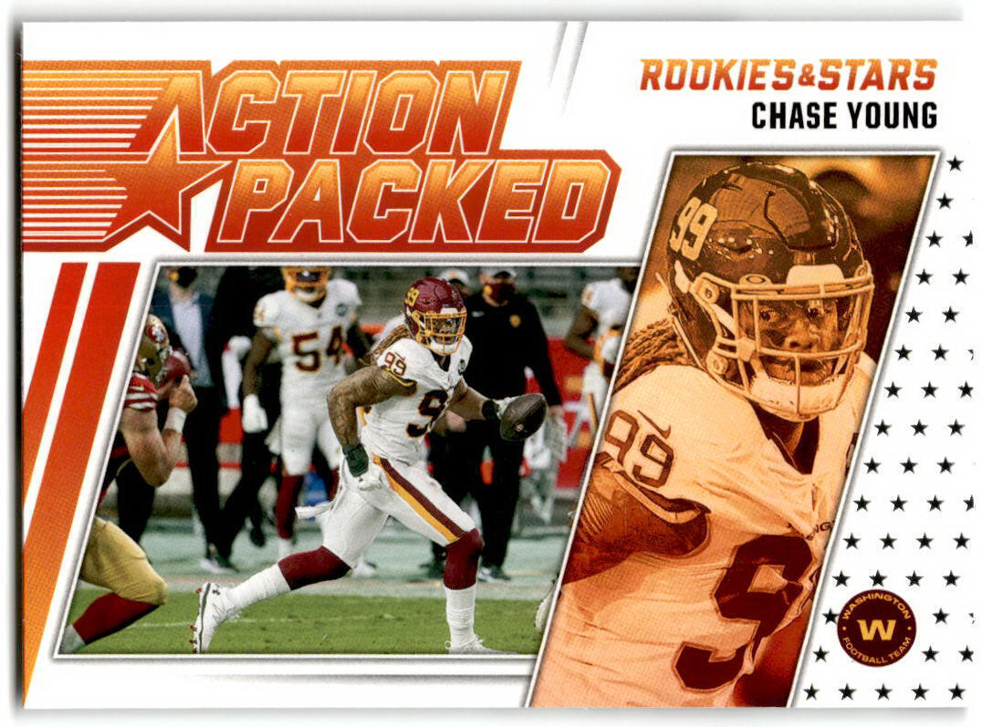 2021 Panini Rookies & Stars #AP-16 Chase Young Action Packed NM