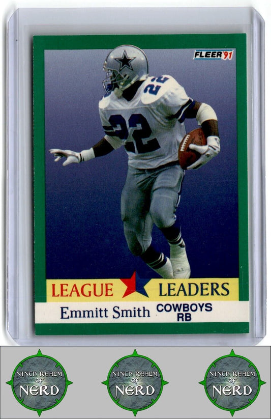 1991 Fleer #418 Emmitt Smith