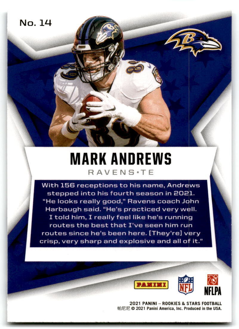 2021 Panini Rookies & Stars #14 Mark Andrews NM