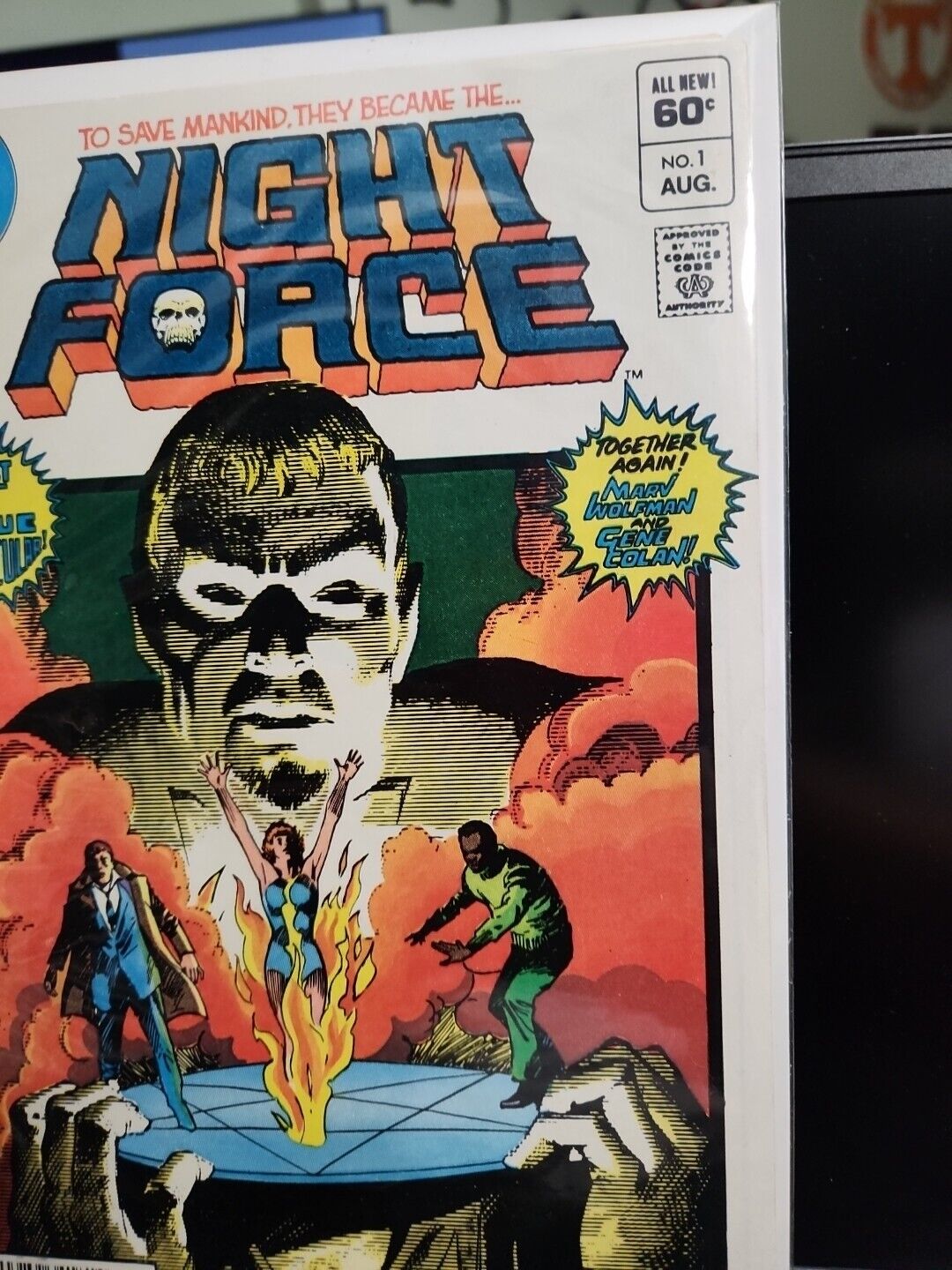 NIGHT FORCE #1 (1982) - DC COMICS NEWSSTAND - COLAN - SMITH ART- VF