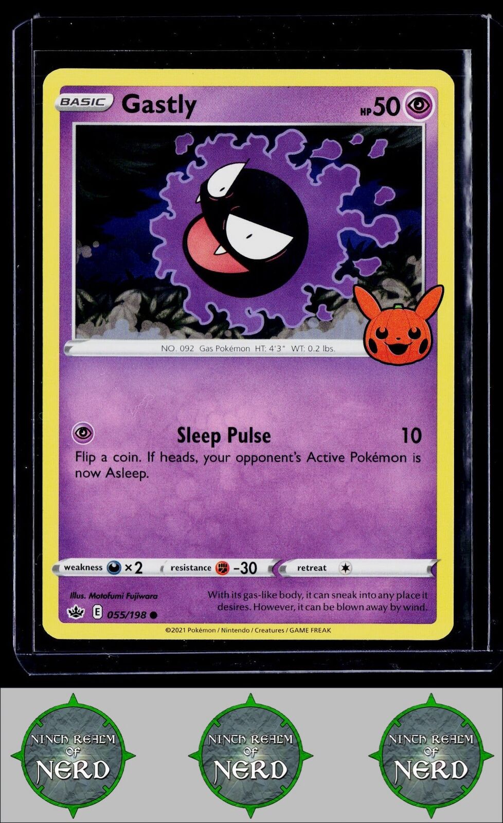 Gastly Trick or Trade BOOster #055/198 Promo