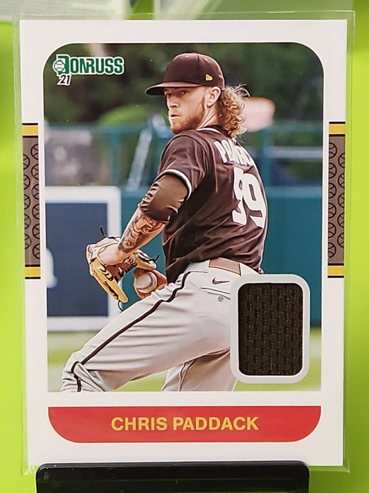 2021 Donruss Game Worn Patch Chris Paddack