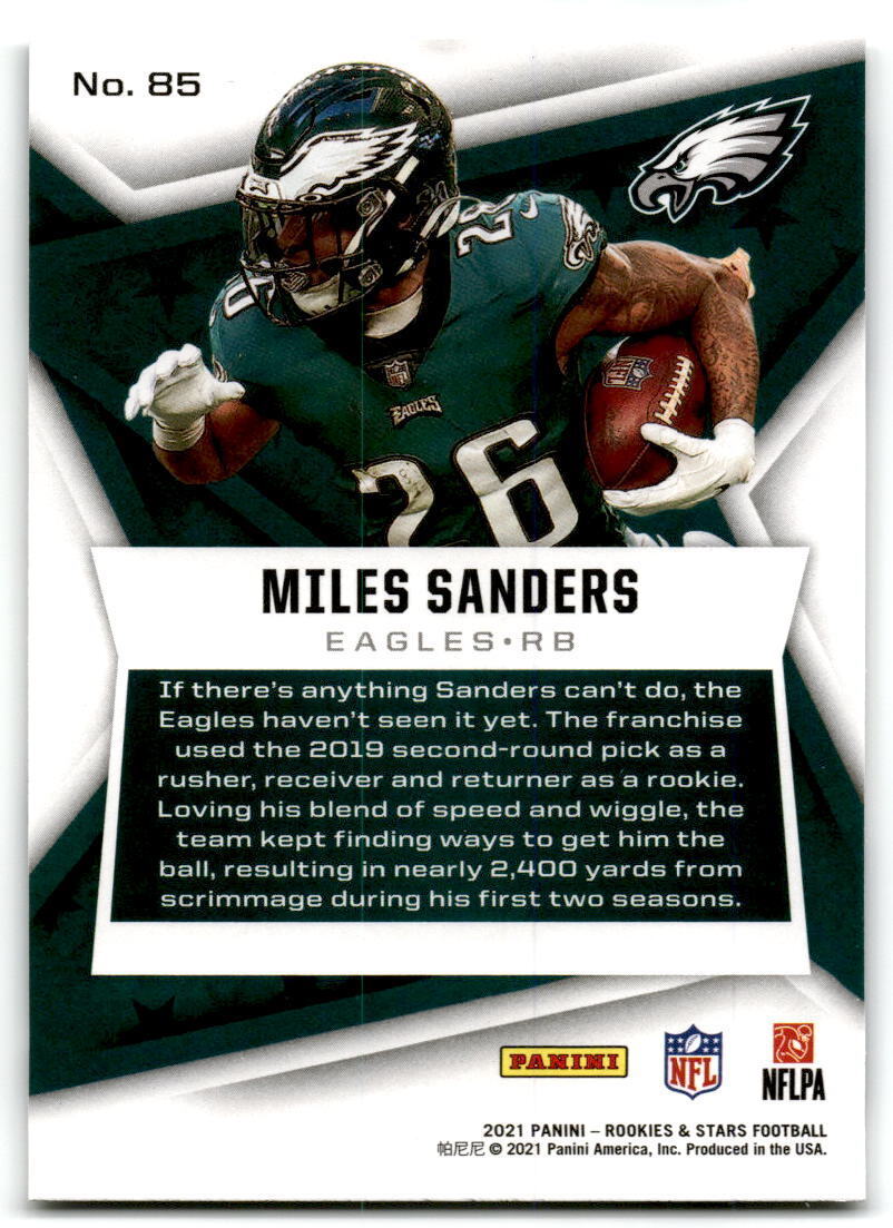 2021 Panini Rookies & Stars #85 Miles Sanders NM