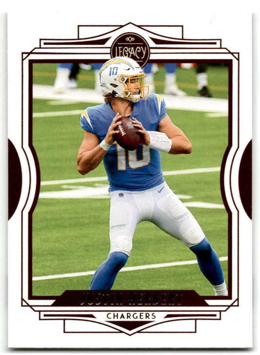 2021 Panini Legacy #43 Justin Herbert Green NM