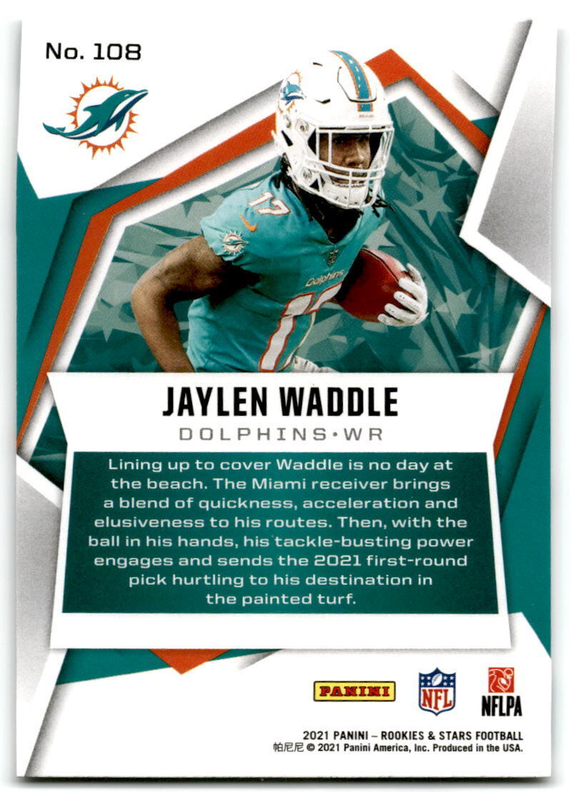 2021 Panini Rookies & Stars #108 Jaylen Waddle NM