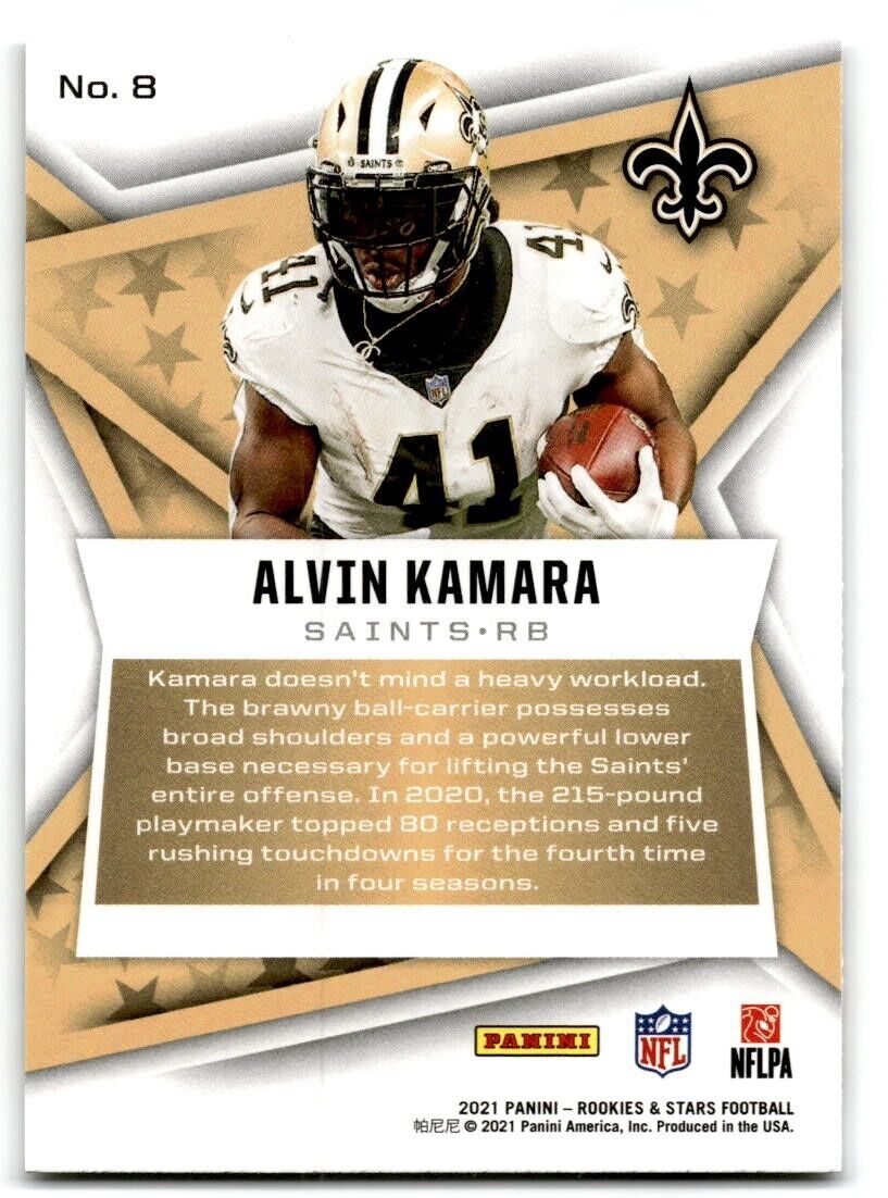 2021 Panini Rookies & Stars #8 Alvin Kamara NM