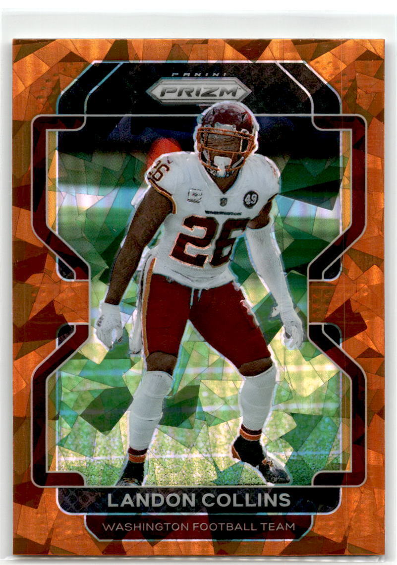 2021 Panini Prizm #215 Landon Collins Orange Ice NM