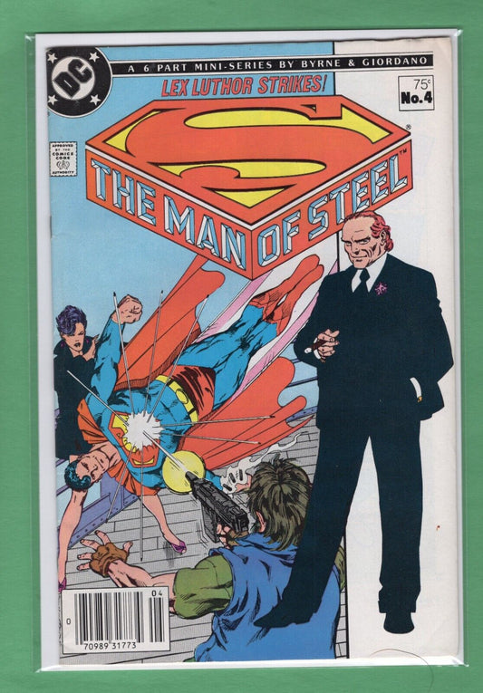 1986 DC Comics Superman The Man of Steel #4