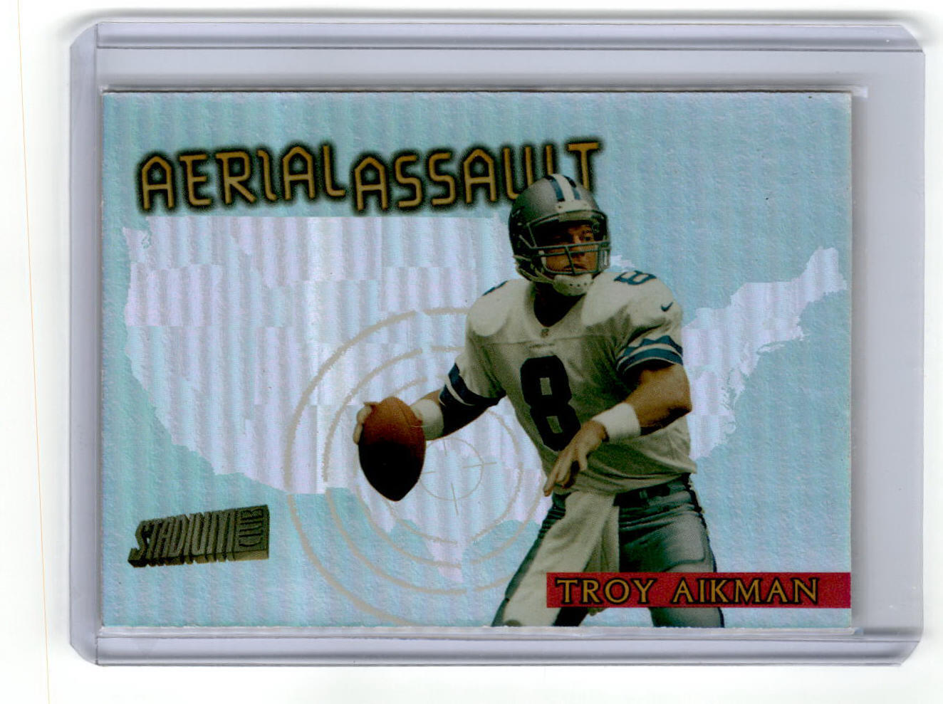 1997 Stadium Club #AA3 Troy Aikman Aerial Assault