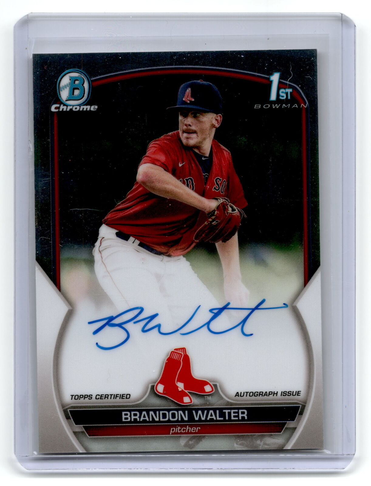 2023 Bowman #CPA-BWR Brandon Walter Chrome Prospect Autographs NM