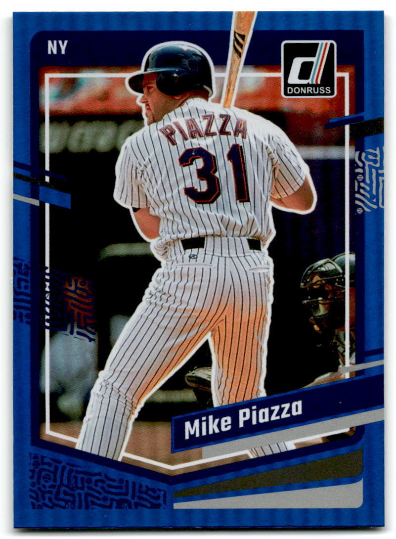 2023 Donruss #163 Mike Piazza Holo Blue NM