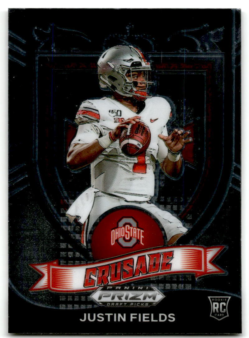 2021 Panini Prizm Draft Picks Collegiate #163 Justin Fields NM