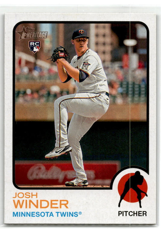 2022 Topps Heritage #621 Josh Winder NM