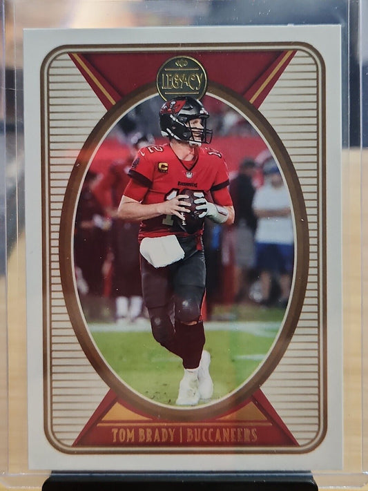 Tom Brady 2022 Panini Legacy Football Base # 91 Tampa Bay Buccaneers