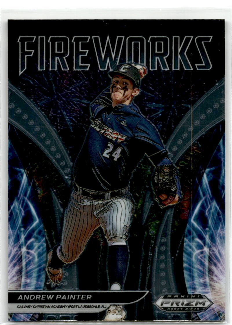 2021 Panini Prizm Draft Picks #F-AP Andrew Painter Fireworks NM