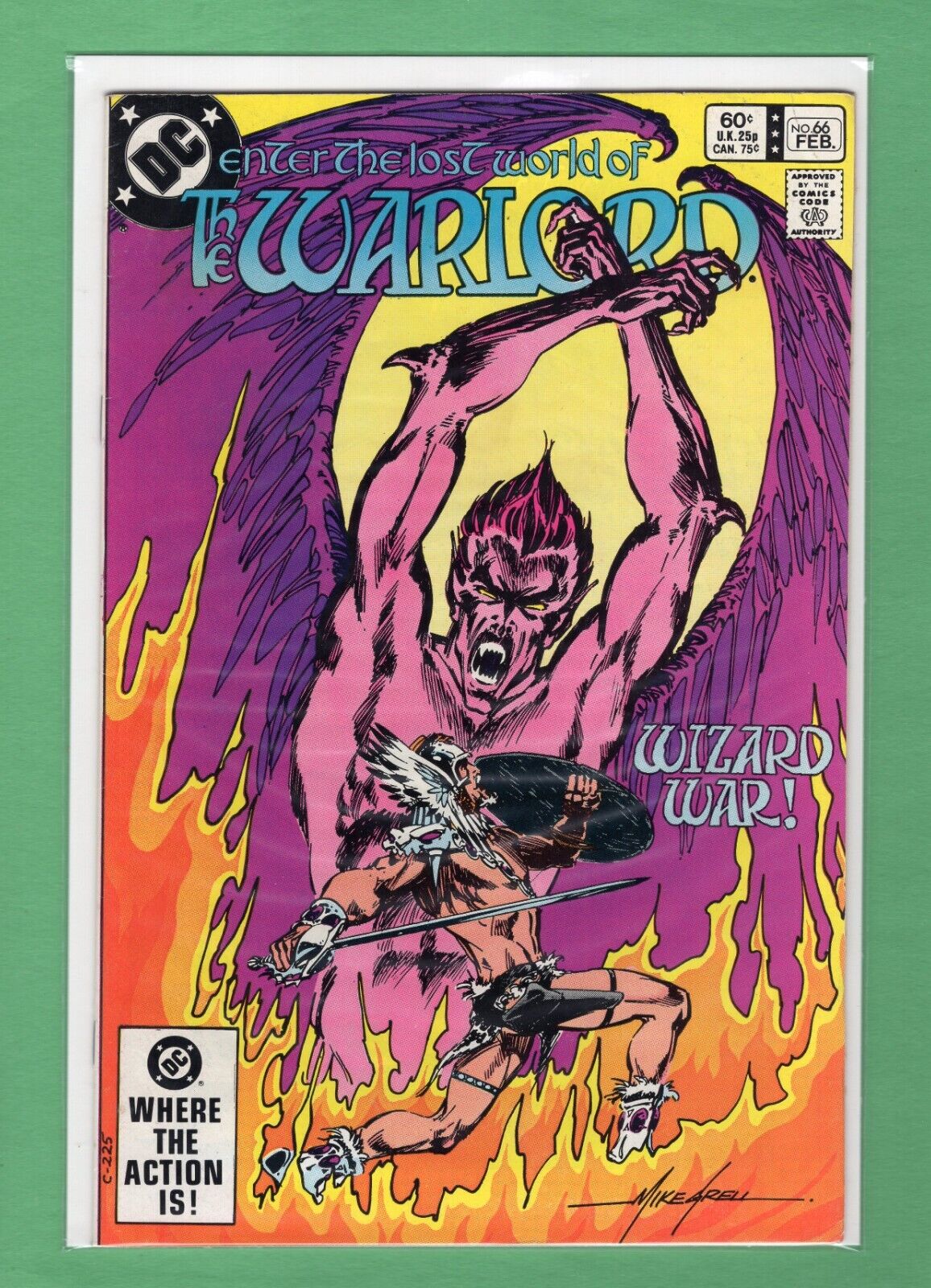 The Warlord Comic Book (Issue #66) WizardWar (Bronze Age)