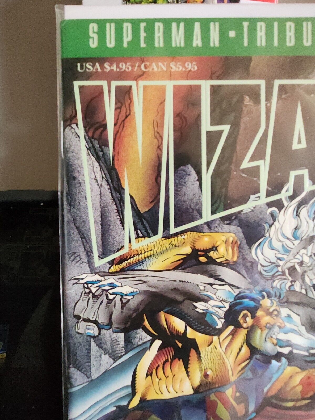 1993 WIZARD THE GUIDE FOR COMICS SUPERMAN TRIBUTE EDITION 