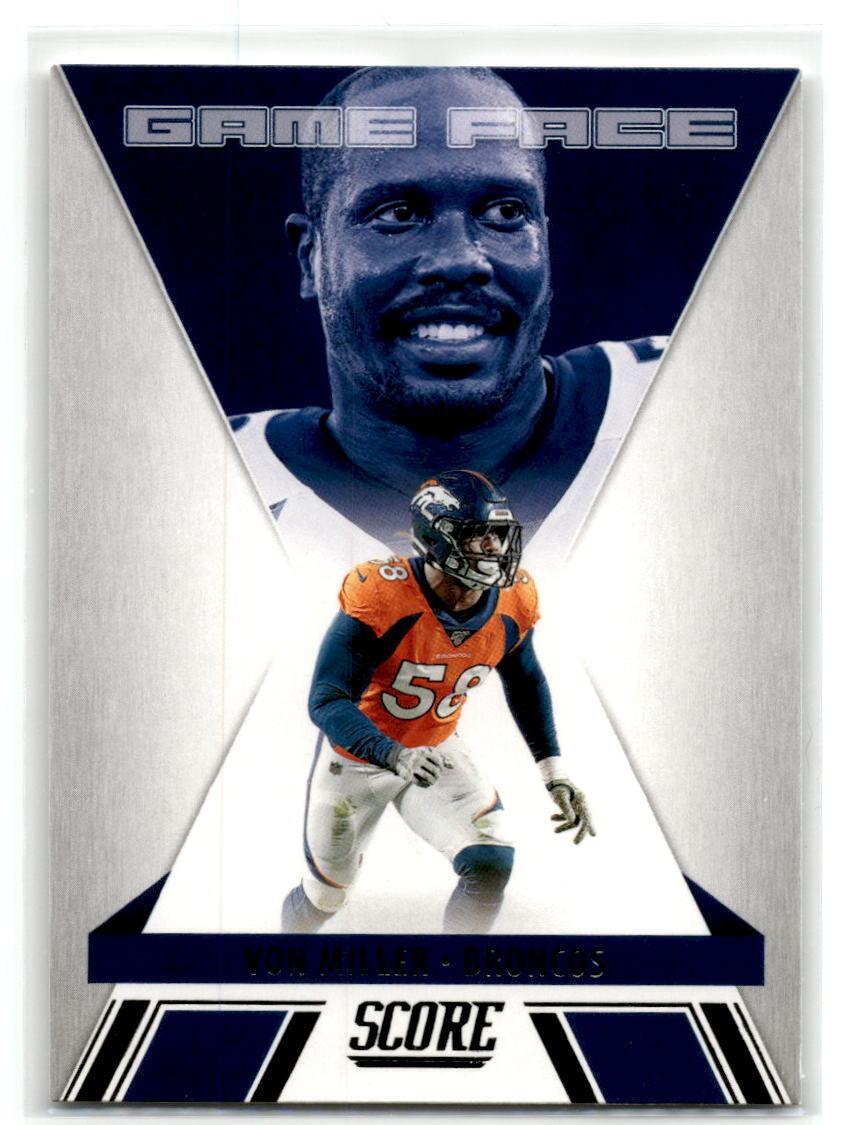 2021 Score #GF9 Von Miller Game Face NM