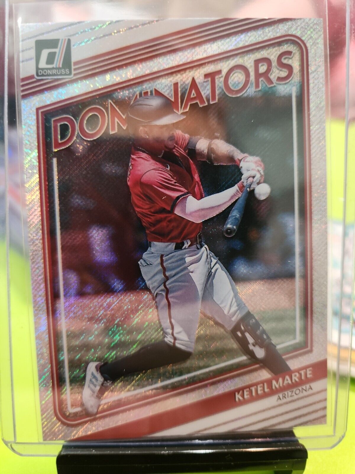 Ketel Marte SP 2022 Donruss Dominators Rapture #D-12 | Arizona Diamondbacks