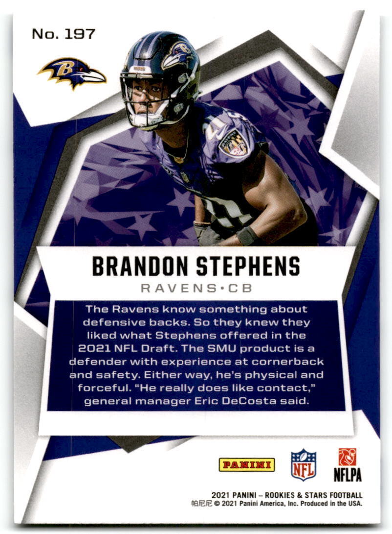 2021 Panini Rookies & Stars #197 Brandon Stephens nm