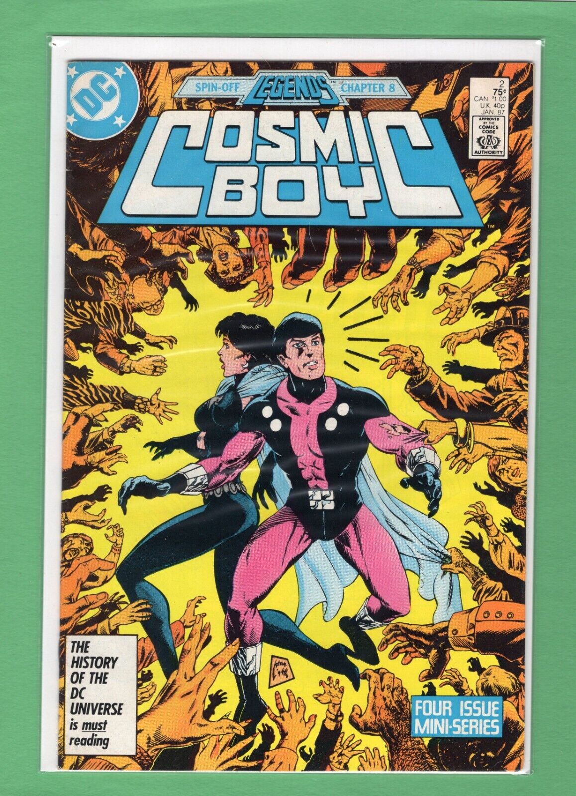 COSMIC BOY Comic - No 2 - Date 01/1987 - DC Comic's