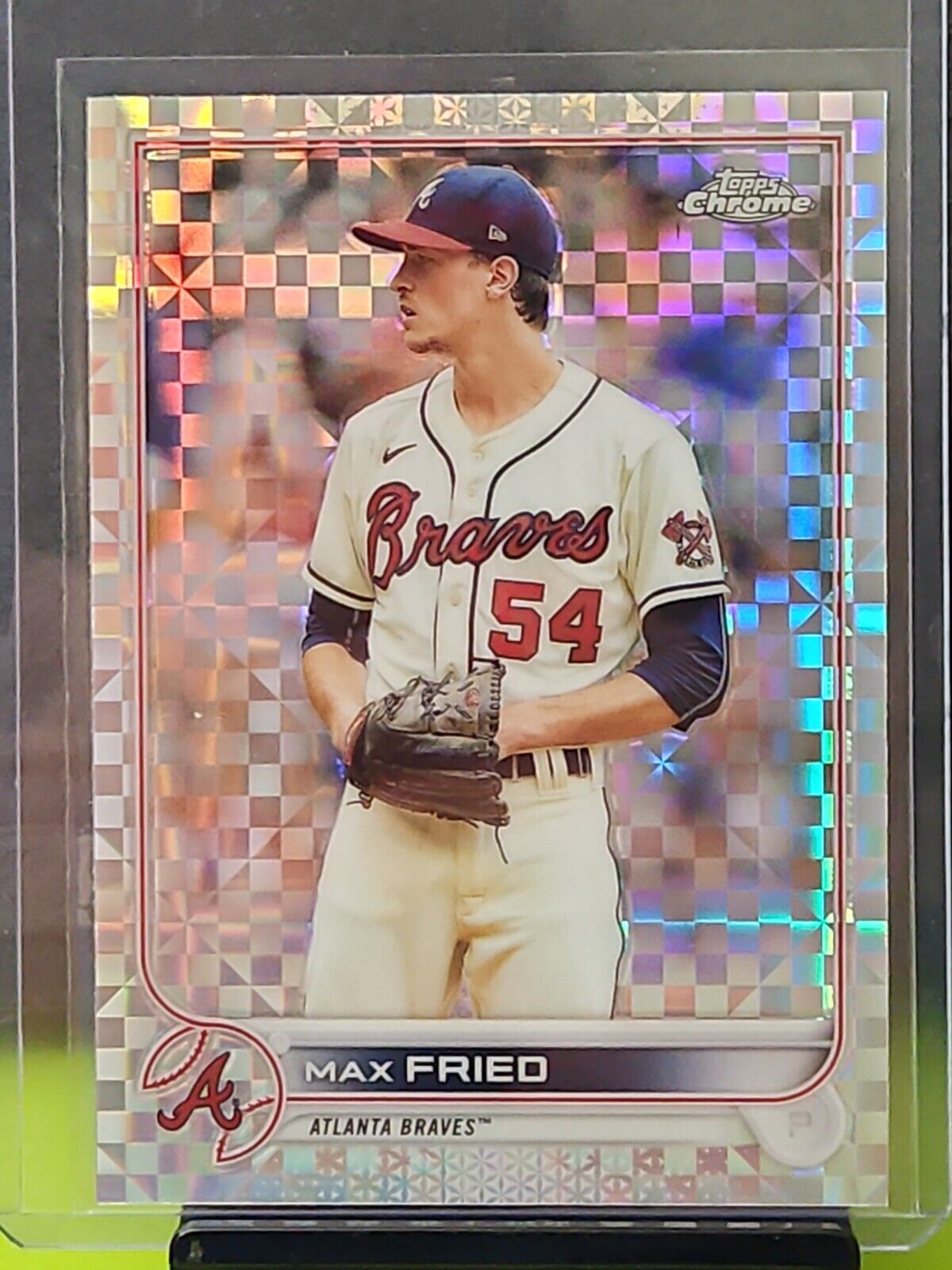 2022 Topps Chrome #75 Max Fried Atlanta Braves  X-Fractor💥☄️🔥