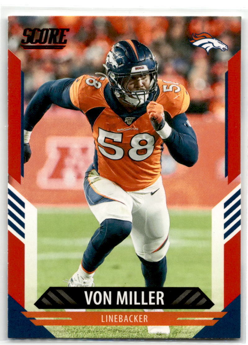 2021 Score #218 Von Miller Red NM