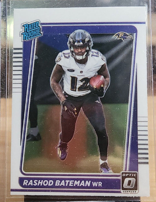 2021 Donruss Optic Rashod Bateman Rated Rookie #210 Ravens - Free Shipping