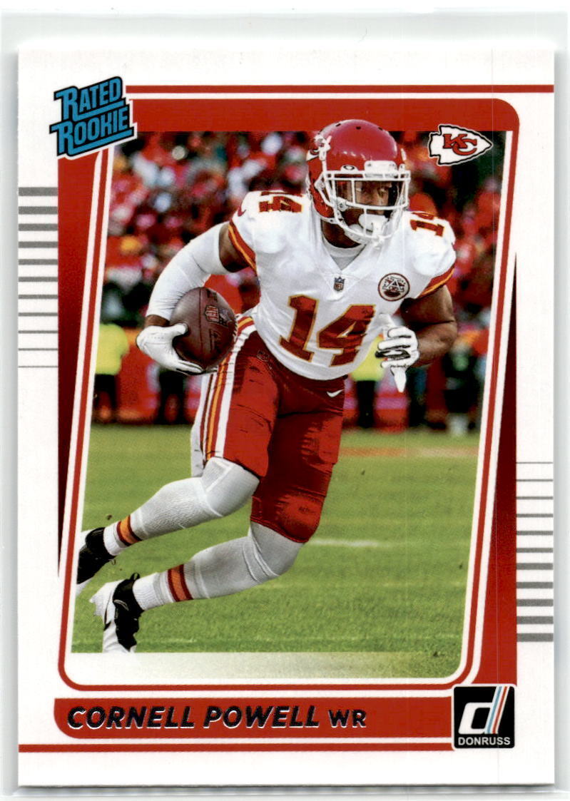 2021 Donruss #289 Cornell Powell Press Proof Gold NM