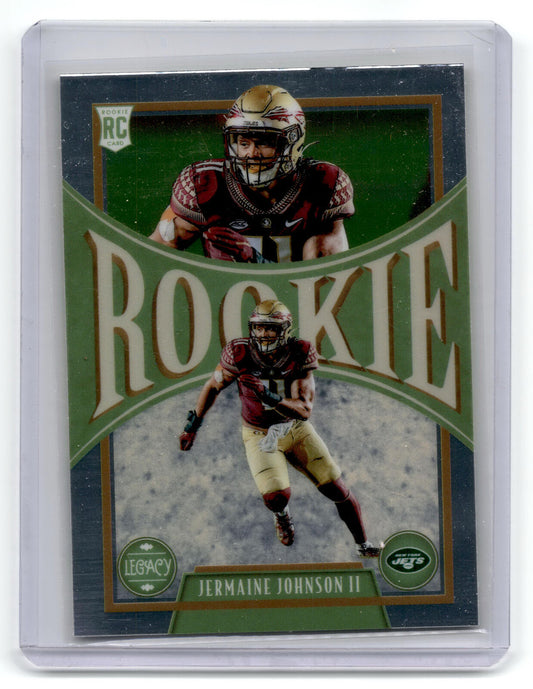 2022 Panini Legacy #188 Jermaine Johnson II Rookies Penmanship Silver NM