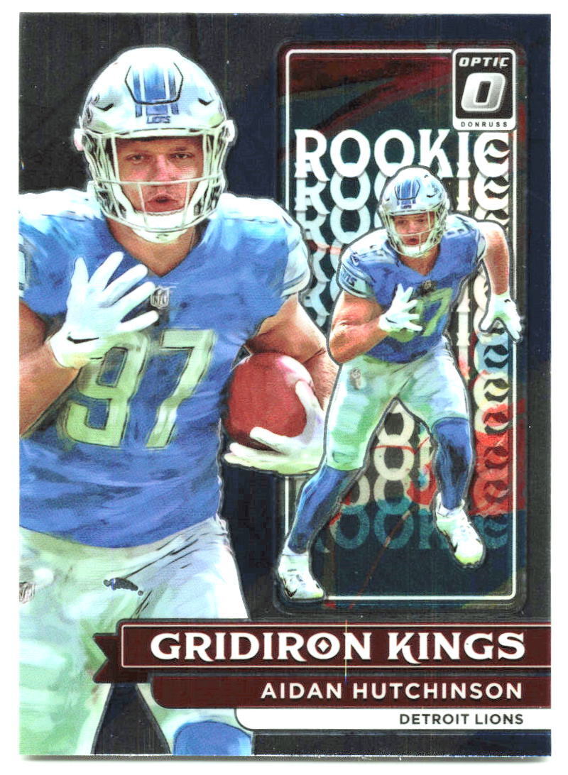 2022 Donruss #RGK-10 Aidan Hutchinson Rookie Gridiron Kings NM