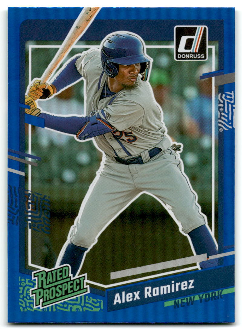 2023 Donruss #49 Alex Ramirez Holo Blue NM