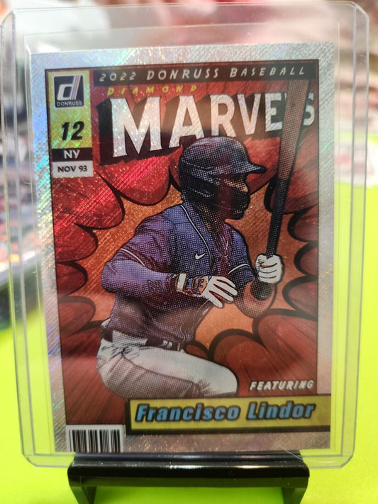 2022 Donruss Marvels Francisco Lindor Rapture New York Mets