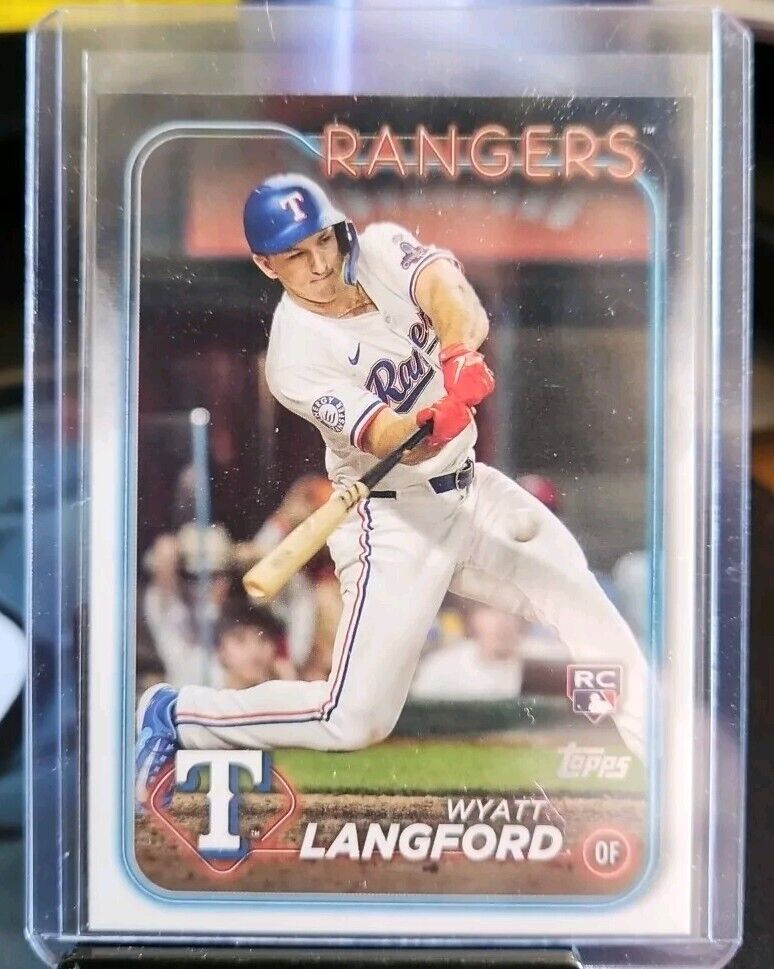 2024 Topps Series 2 - Wyatt Langford - Short Print Variation Rookie RC SP #700