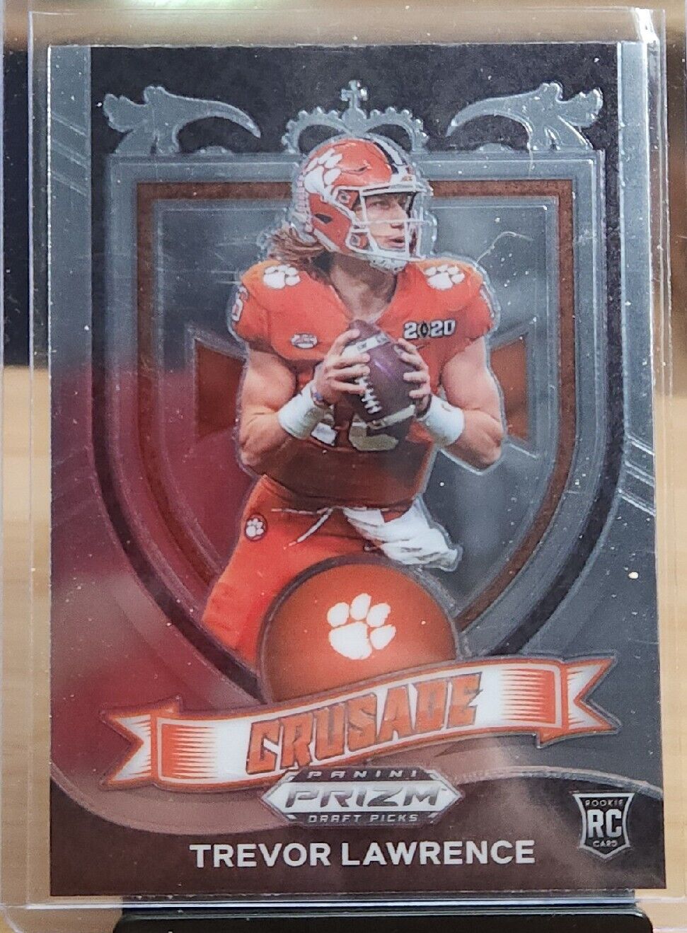 Trevor Lawrence RC Crusade Rookie Rc 2021 Panini Prizm Draft Picks #161