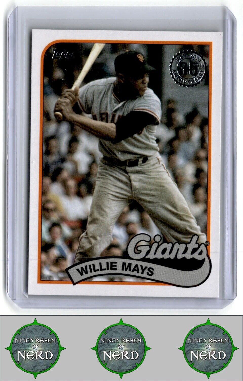 2024 Topps #89B-30 Willie Mays 1989 Topps Baseball 35th Anniversary